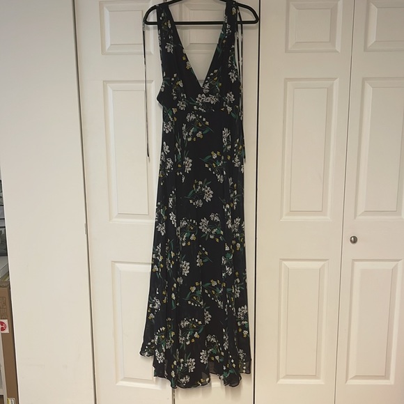 Lulus Remember the Days Navy Blue Floral Print Maxi Dress Small, Gently Worn - Picture 7 of 11